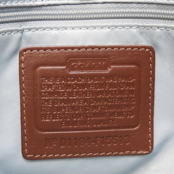 Authentic Coach Ashley Leather Carryall - Picture 5 of 5